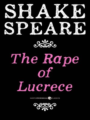 cover image of The Rape of Lucrece